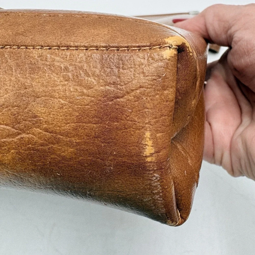 Vintage 1975 American Tourister Portfolio Briefcase Brown Faux Leather Case